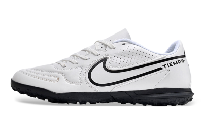 Nike Tiempo Legend 9 Club TF Low-Tops Soccer Shoes - White/Black