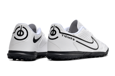 Nike Tiempo Legend 9 Club TF Low-Tops Soccer Shoes - White/Black