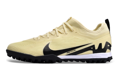 Nike Air Zoom Mercurial Vapor 15 Pro TF Low-Tops Soccer Shoes - Beige/Black/White