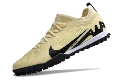 Nike Air Zoom Mercurial Vapor 15 Pro TF Low-Tops Soccer Shoes - Beige/Black/White
