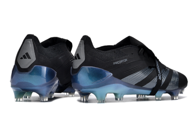 Adidas Predator Elite Foldover Tongue FG Low-Tops Soccer Cleats - Black/Silver/Jade