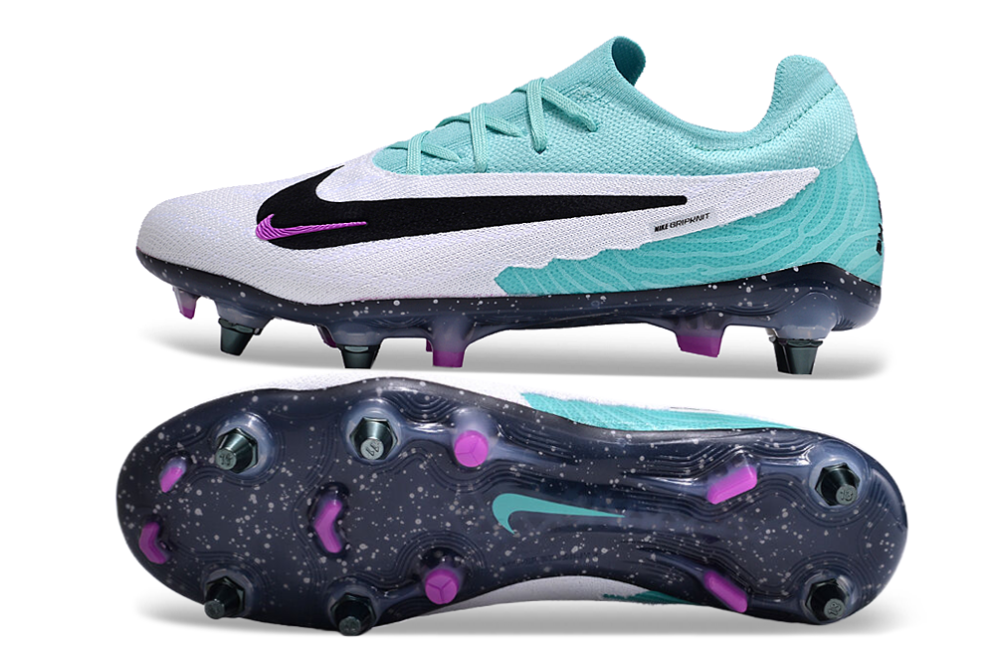 Nike Phantom GX Elite Ready Pack SG Low-Tops Soccer Cleats - Hyper Turquoise/Black/Fuchsia Dream/White 1