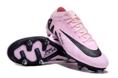 Nike Air Zoom Mercurial Vapor 15 Elite Pro SG Low-Tops Soccer Cleats - Pink/Black