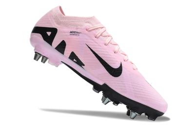 Nike Air Zoom Mercurial Vapor 15 Elite Pro SG Low-Tops Soccer Cleats - Pink/Black