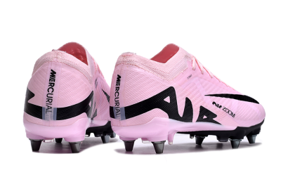 Nike Air Zoom Mercurial Vapor 15 Elite Pro SG Low-Tops Soccer Cleats - Pink/Black