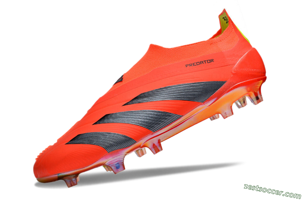 Adidas Predator Accuracy+ FG Low-Tops Soccer Cleats - Red/Black/Blue 5