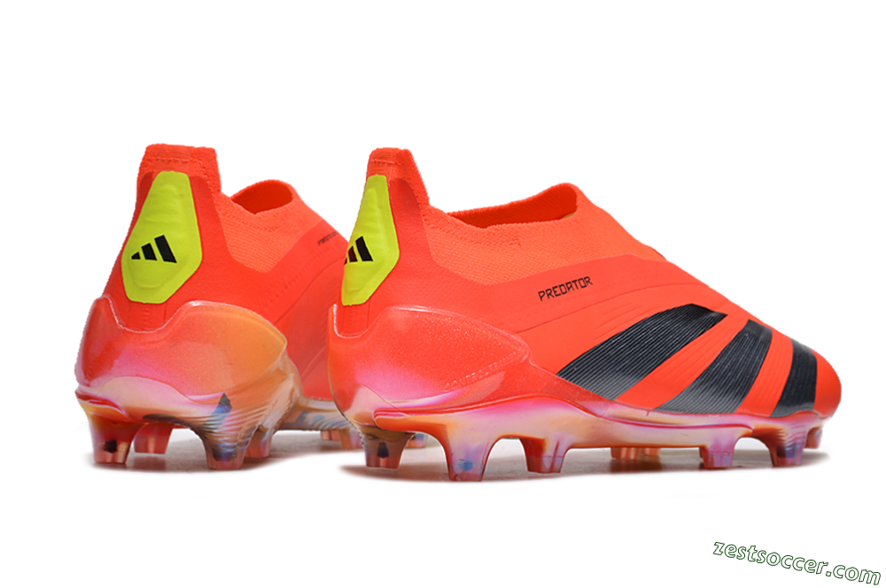 Adidas Predator Accuracy+ FG Low-Tops Soccer Cleats - Red/Black/Blue 6