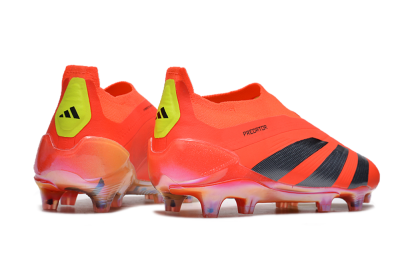 Adidas Predator Accuracy+ FG Low-Tops Soccer Cleats - Red/Black/Blue
