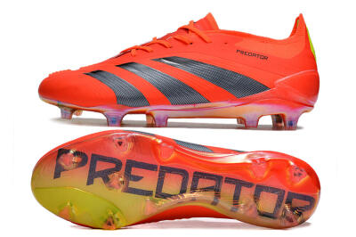 Adidas Predator Accuracy.1 FG Low-Tops Soccer Cleats - Red/Black/Blue