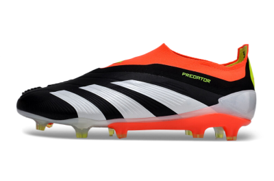 Adidas Predator Accuracy+ FG Low-Tops Soccer Cleats - Black/White/Red