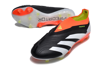 Adidas Predator Accuracy+ FG Low-Tops Soccer Cleats - Black/White/Red