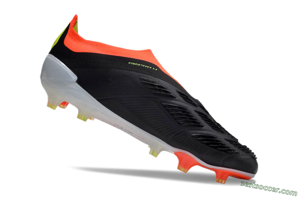 Adidas Predator Accuracy+ FG Low-Tops Soccer Cleats - Black/White/Red 4