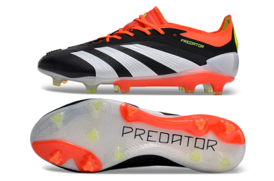 Adidas Predator Accuracy.1 FG Low-Tops Soccer Cleats - Black/White/Red