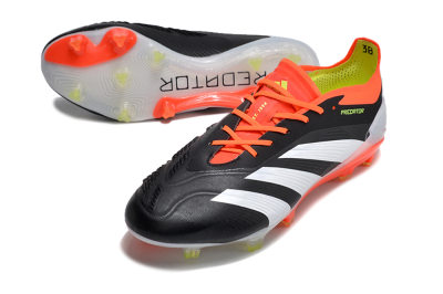 Adidas Predator Accuracy.1 FG Low-Tops Soccer Cleats - Black/White/Red