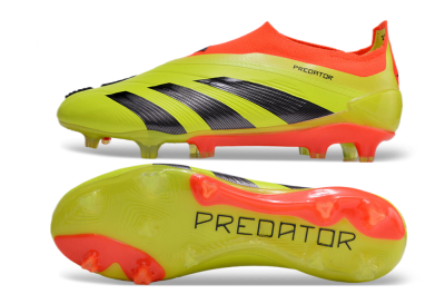 Adidas Predator Accuracy+ FG Low-Tops Soccer Cleats - Yellow/Black/Red