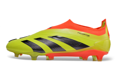 Adidas Predator Accuracy+ FG Low-Tops Soccer Cleats - Yellow/Black/Red