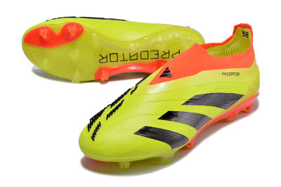 Adidas Predator Accuracy+ FG Low-Tops Soccer Cleats - Yellow/Black/Red