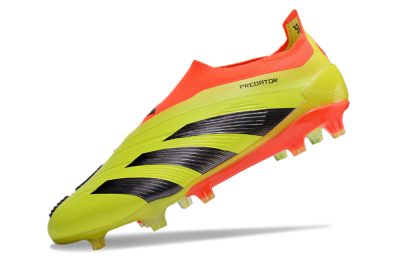 Adidas Predator Accuracy+ FG Low-Tops Soccer Cleats - Yellow/Black/Red