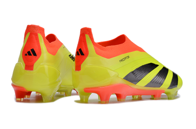Adidas Predator Accuracy+ FG Low-Tops Soccer Cleats - Yellow/Black/Red
