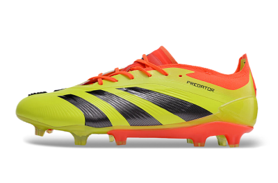 Adidas Predator Accuracy.1 FG Low-Tops Soccer Cleats - Green/Red/Black