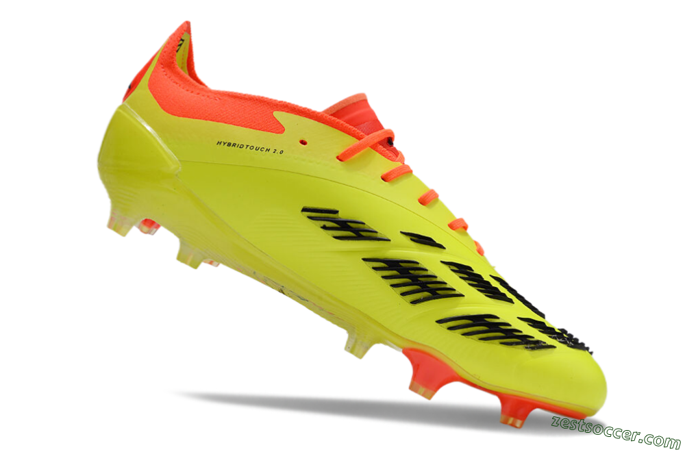 Adidas Predator Accuracy.1 FG Low-Tops Soccer Cleats - Green/Red/Black 4