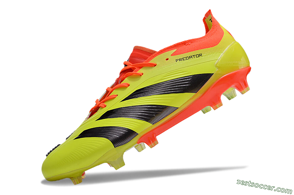 Adidas Predator Accuracy.1 FG Low-Tops Soccer Cleats - Green/Red/Black 5