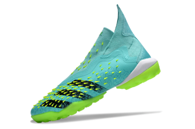 Adidas Predator Freak+ TF High-Tops Soccer Shoes - Blue/Black/Yellow