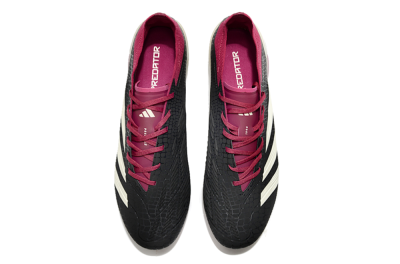Adidas Predator Accuracy.1 FG Low-Tops Soccer Cleats - Black/White/Purple