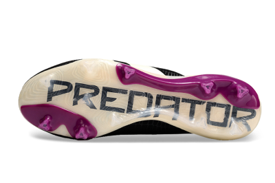 Adidas Predator Accuracy.1 FG Low-Tops Soccer Cleats - Black/White/Purple