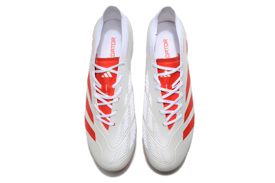 Adidas Predator Accuracy.1 FG Low-Tops Soccer Cleats - Beige/White/Red