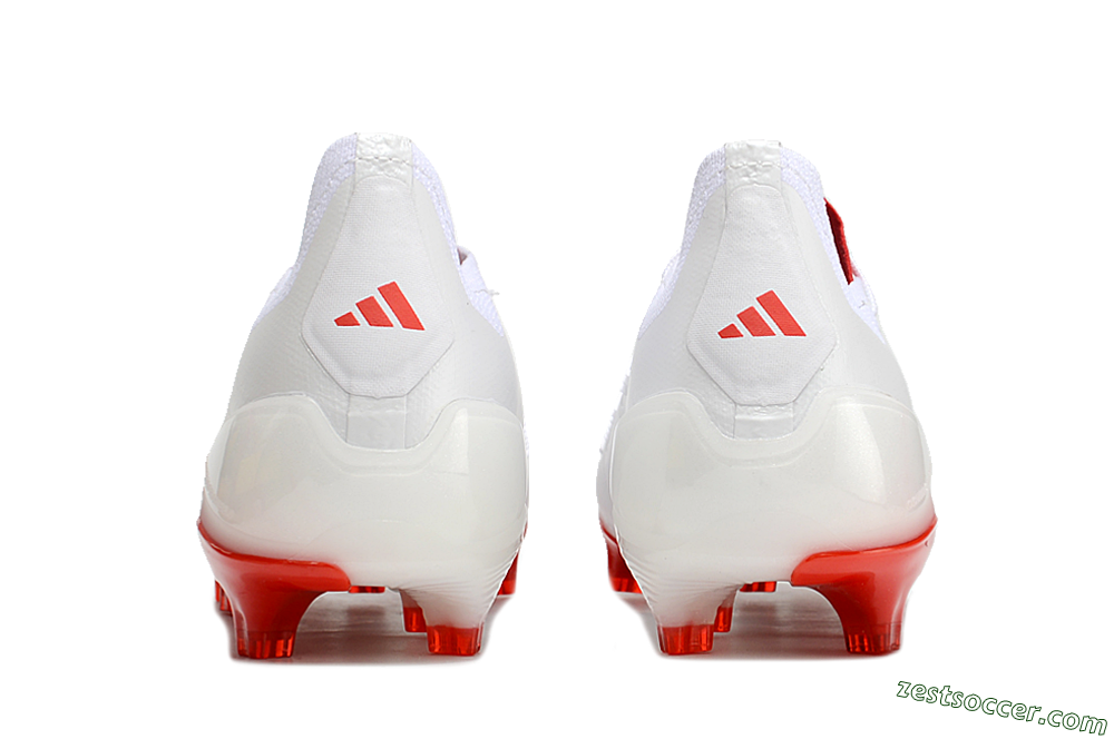 Adidas Predator Accuracy.1 FG Low-Tops Soccer Cleats - Beige/White/Red 5