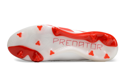 Adidas Predator Accuracy.1 FG Low-Tops Soccer Cleats - Beige/White/Red