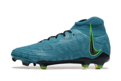 Nike Phantom Luna Elite NU FG High-Tops Soccer Cleats - Blue/Black/Yellow