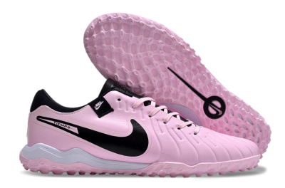 Nike Tiempo Legend 10 Pro TF Low-Tops Soccer Shoes - Pink/Black/White