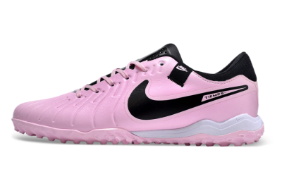 Nike Tiempo Legend 10 Pro TF Low-Tops Soccer Shoes - Pink/Black/White