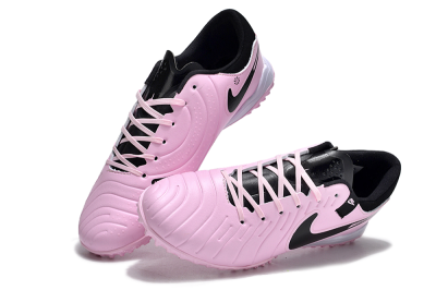 Nike Tiempo Legend 10 Pro TF Low-Tops Soccer Shoes - Pink/Black/White