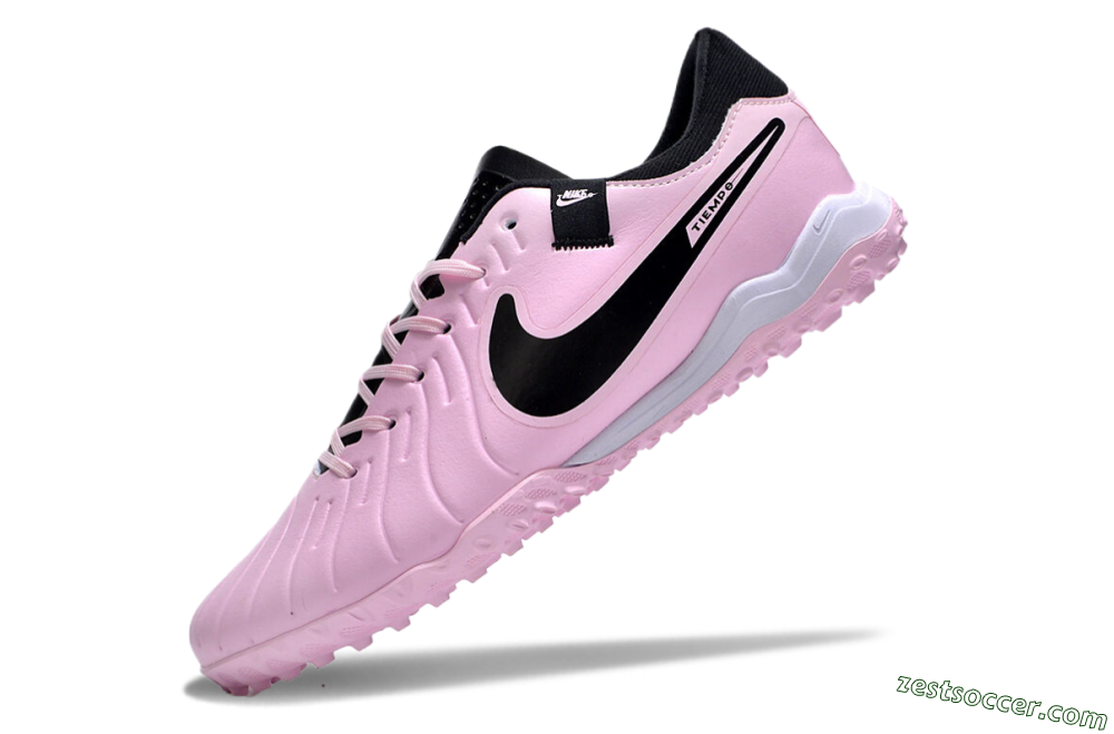Nike Tiempo Legend 10 Pro TF Low-Tops Soccer Shoes - Pink/Black/White 5