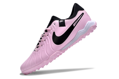 Nike Tiempo Legend 10 Pro TF Low-Tops Soccer Shoes - Pink/Black/White