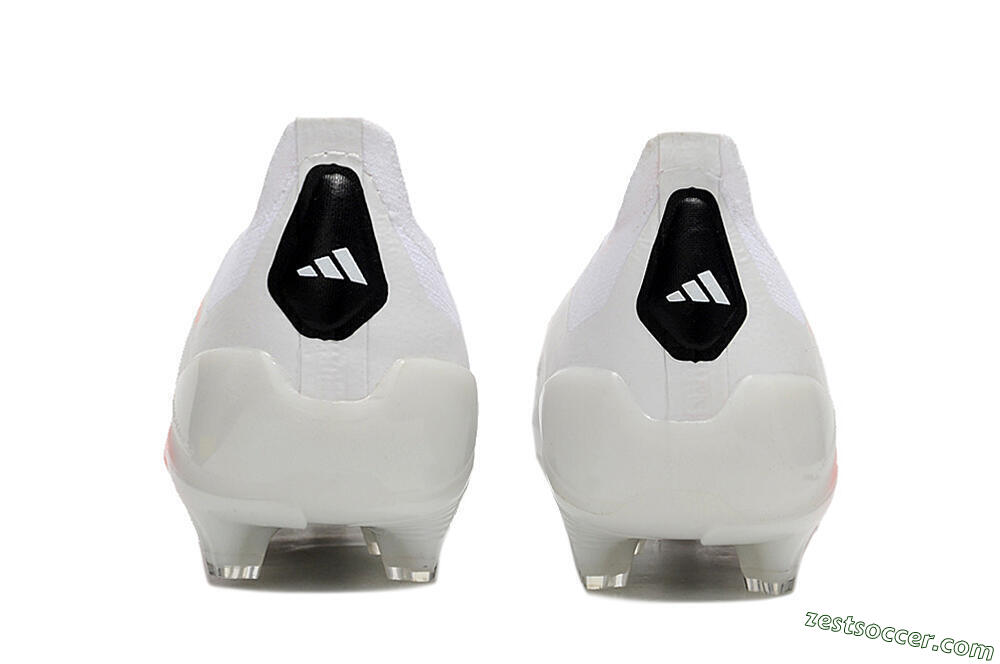 Adidas Predator Accuracy+ FG Low-Tops Soccer Cleats - Beige/White/Red 5