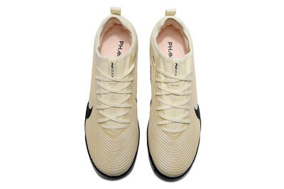 Nike Air Zoom Mercurial Vapor 15 Elite TF Low-Tops Soccer Shoes - Beige/Black/White