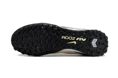 Nike Air Zoom Mercurial Vapor 15 Elite TF Low-Tops Soccer Shoes - Beige/Black/White