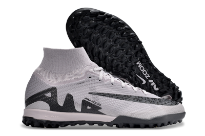 Nike Air Zoom Mercurial Superfly 9 Elite TF High-Tops Soccer Shoes - Grey/Purple/Black