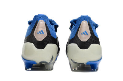 Adidas Predator Elite Foldover Tongue FG Low-Tops Soccer Cleats - Black/White/Blue