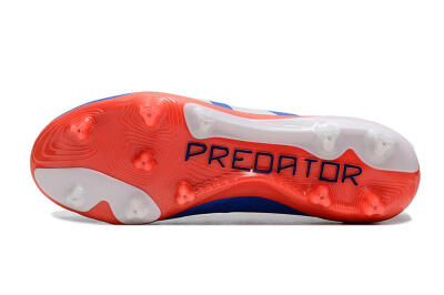 Adidas Predator Accuracy+ FG Low-Tops Soccer Cleats - Blue/White/Red