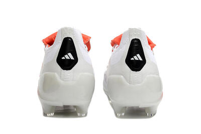 Adidas Predator Elite Foldover Tongue FG Low-Tops Soccer Cleats - Beige/White/Red