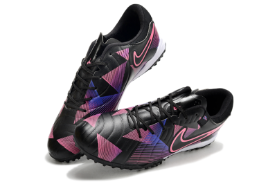 Nike Tiempo Legend 10 Pro TF Low-Tops Soccer Shoes - Black/Purple/Pink