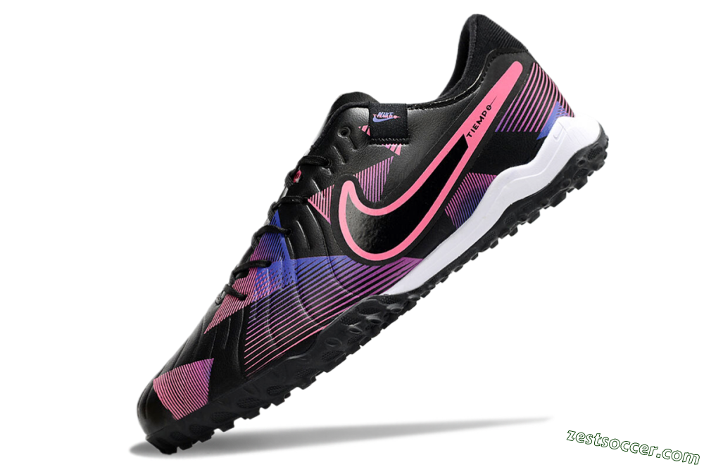 Nike Tiempo Legend 10 Pro TF Low-Tops Soccer Shoes - Black/Purple/Pink 5