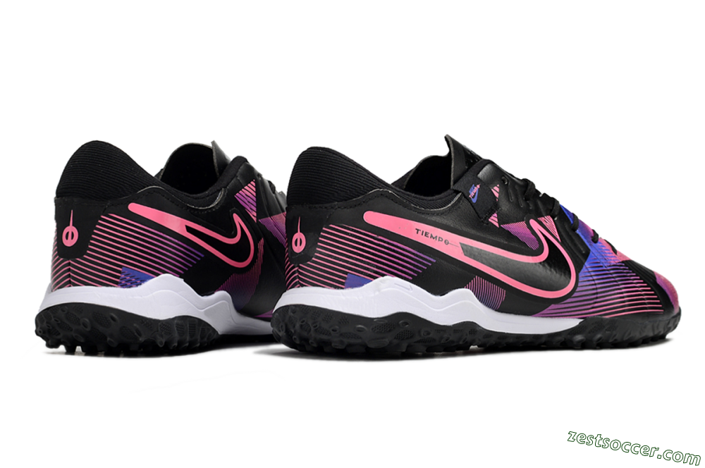 Nike Tiempo Legend 10 Pro TF Low-Tops Soccer Shoes - Black/Purple/Pink 6