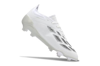 Adidas Predator Accuracy.1 FG Low-Tops Soccer Cleats - White/Silver/Grey