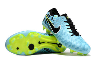 Nike Tiempo Legend 10 Elite FG Low-Tops Soccer Cleats - Jade/Black/Yellow